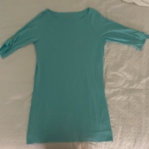 100% cotton Lily Pulitzer Pima coverup/ mini dress. 3/4 sleeves.